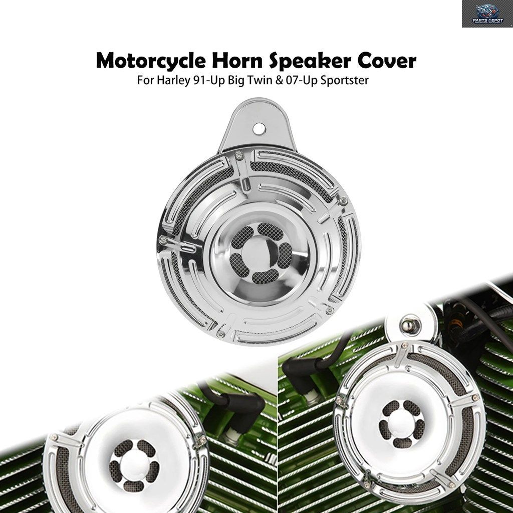 オートバイ用ホーンスピーカーカバー、ホーンアセンブリ、ハーレーツーリング、ビッグツインカム、ストリートグライド（91年以降）、スポー