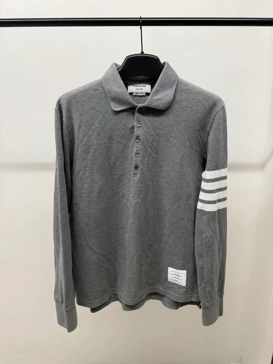 トムブラウン カラ ロングスリーブ Tシャツ 1 サイズ