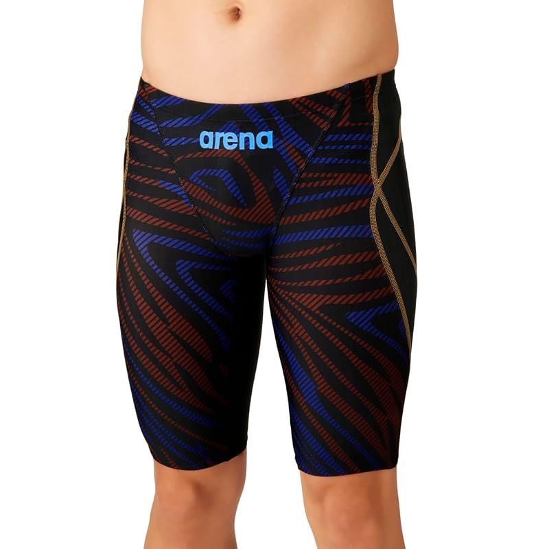【新品】 【WA承認】arena(アリーナ) 競泳水着 レース用 ボーイズ ジュニア 【AQUA RACING】 R150サイズ 水泳 スイミング 初級者向け 撥水 ECO AQUASTRIPE ニット AS6FRC77B
