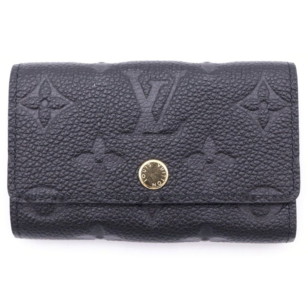 LOUIS VUITTON (ルイヴィトン) モノグラム アンプラント ミュルティクレ6 6連キーケース ブラック M64421 ICタイプ