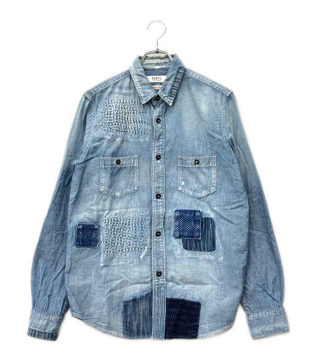 ファンダメンタル 長袖 デニムシャツ メンズ SIZE 2 FDMTL