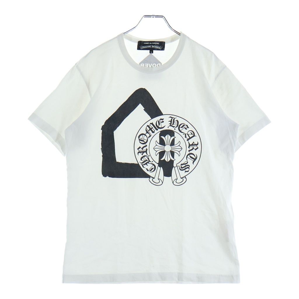 CHROME HEARTS (クロムハーツ) ×COMME des GARCONS Dover Street Market T-Shirt コムデギャルソン ドーバーストリートマーケット 半袖Tシャツ カットソー ホワイト