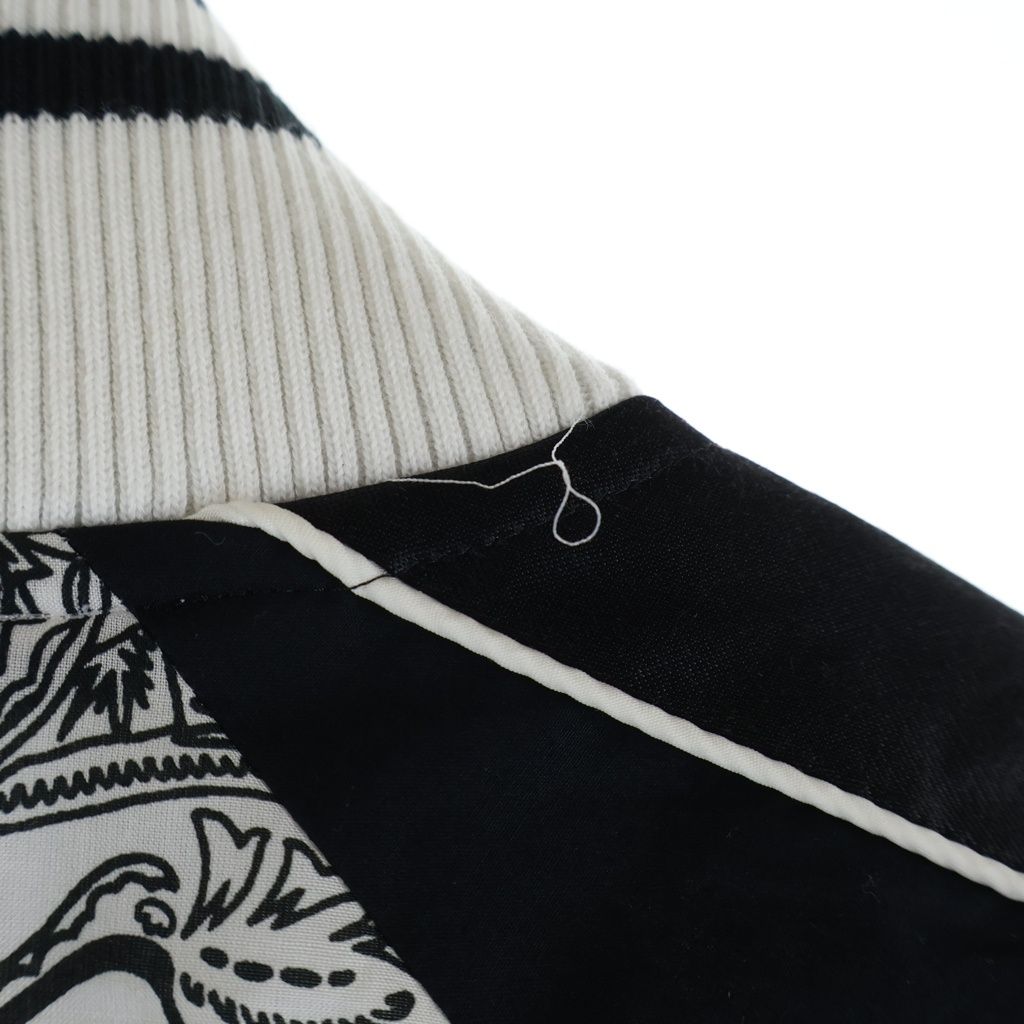Sacai (サカイ) 19SS バンダナ柄ジップアップブルゾン ボンバー