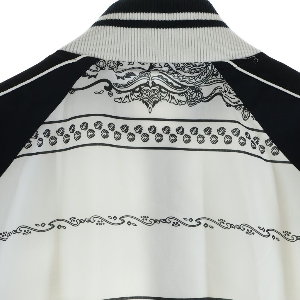Sacai (サカイ) 19SS バンダナ柄ジップアップブルゾン ボンバー