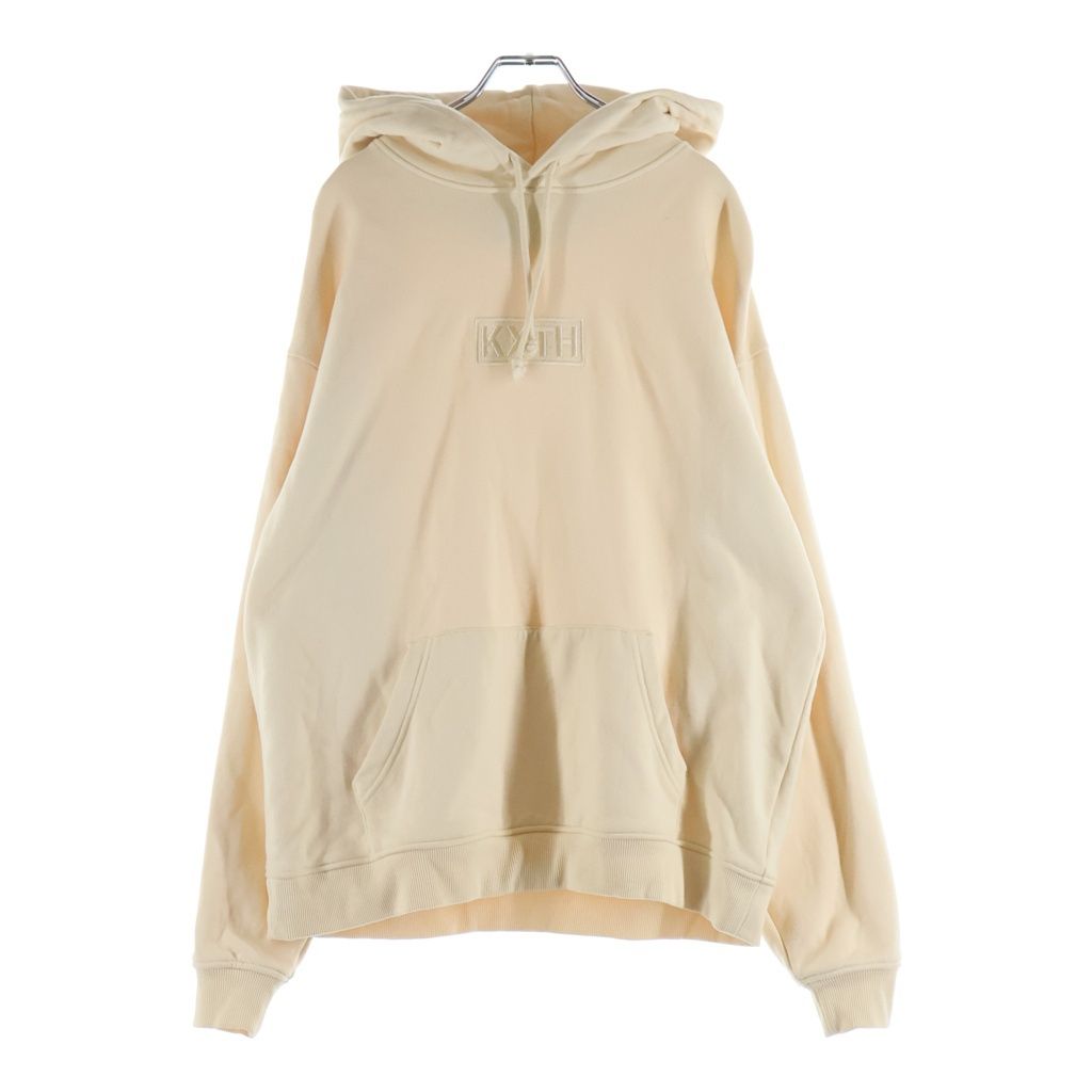 KITH (キス) 21AW CYBER MONDAY HOODIE サイバーマンデー プルオーバーフーデッドパーカー ベージュ KHM030148