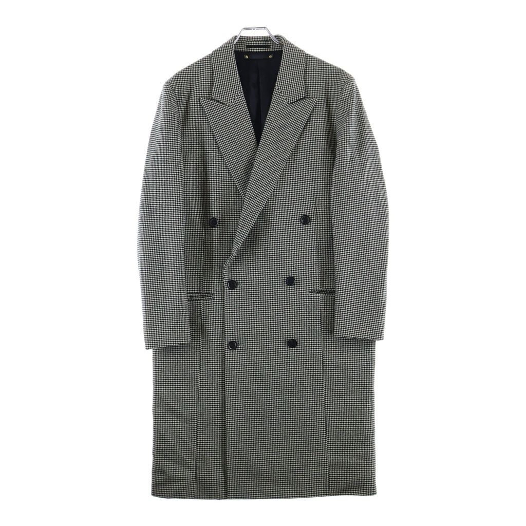 Paul Smith (ポールスミス) 千鳥格子 チェスターコート ホワイト/ブラック PF-IS-79012