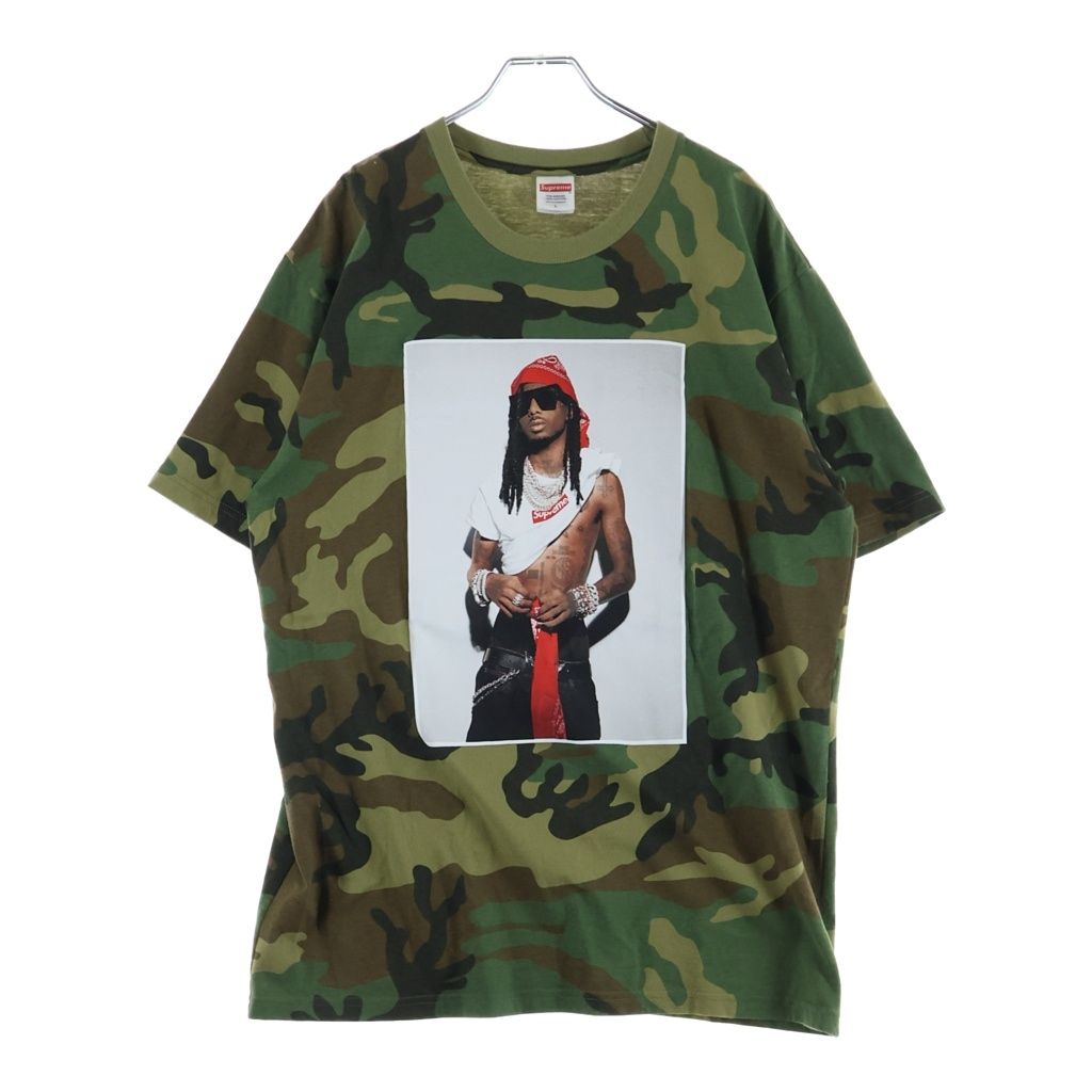 SUPREME (シュプリーム) 25AW Playboi Carti Tee プレイボーイカルティ 半袖Tシャツ カモフラ 迷彩 カーキ
