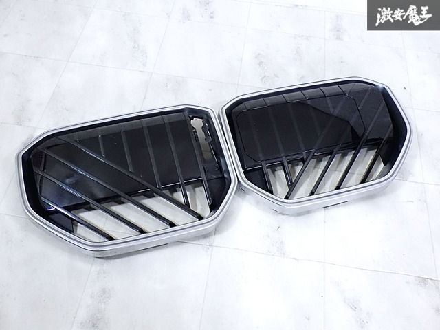 【割れ無し】BMW 純正 G45 X3 現行モデル フロント グリル キドニーグリル 外装 レーダー 左右セット 5A3765601 5A3765501 即納