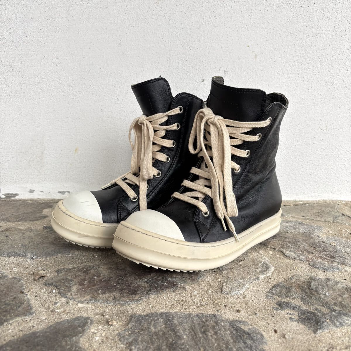 名作 Rick Owens リックオウエンス RAMONES SNEAKERS ラモーンズ