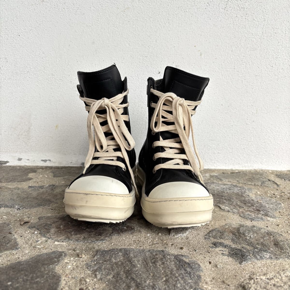 名作 Rick Owens リックオウエンス RAMONES SNEAKERS ラモーンズ
