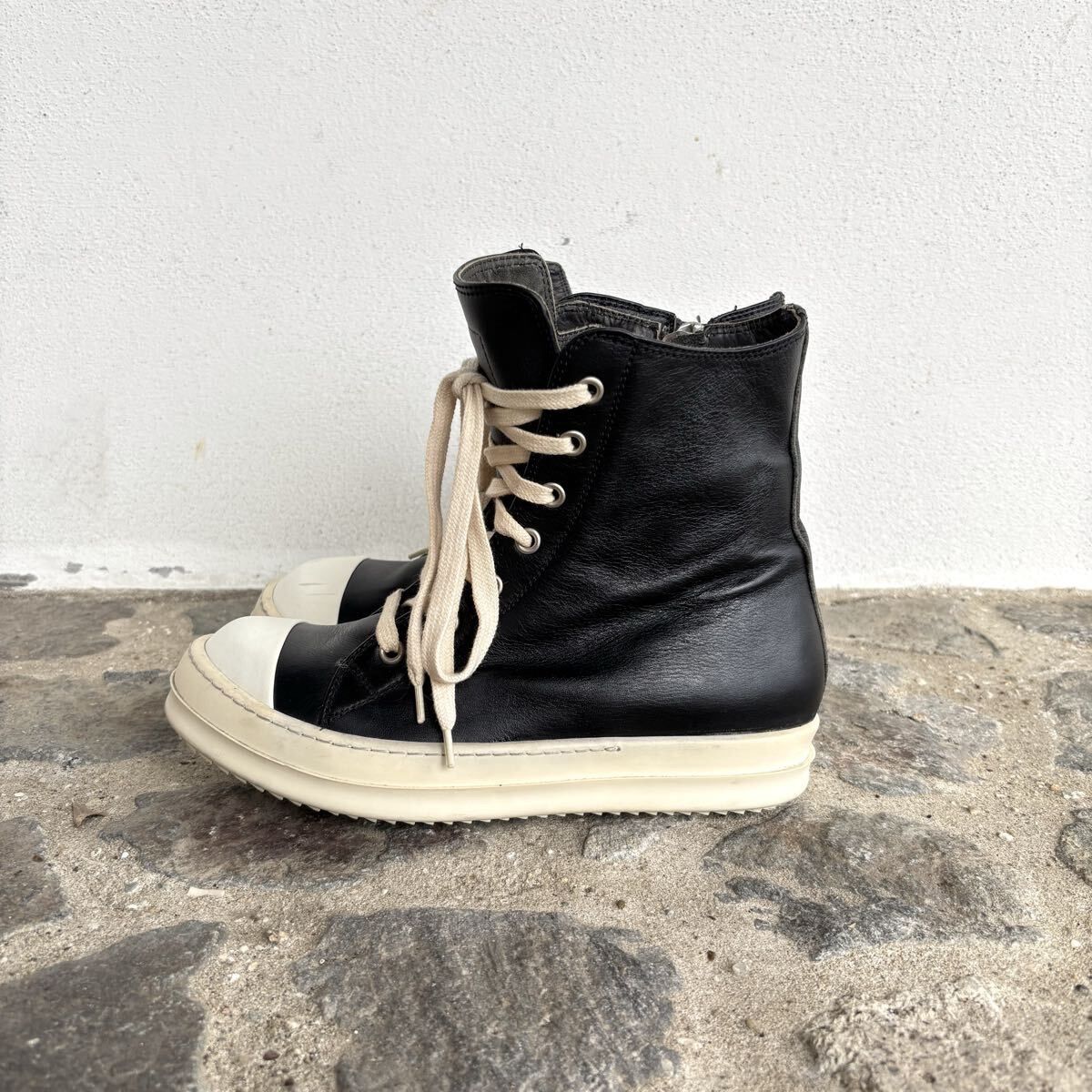 名作 Rick Owens リックオウエンス RAMONES SNEAKERS ラモーンズ