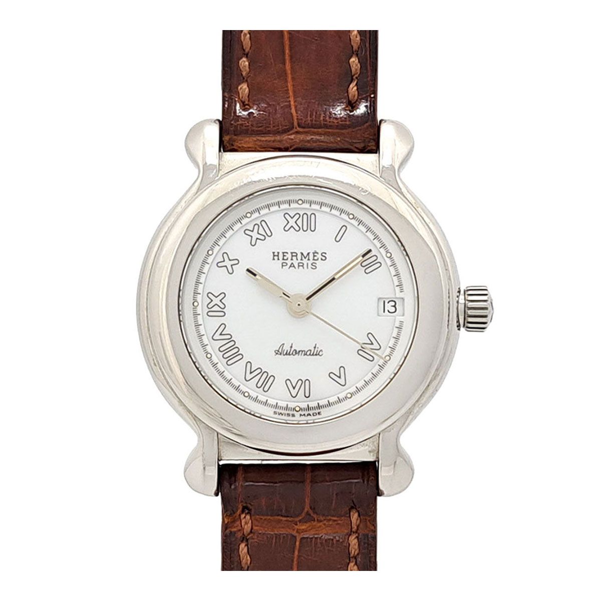 エルメス ケプラー KP1.210 自動巻き ステンレススティール レディース HERMES【中古】 【時計】 60,984円