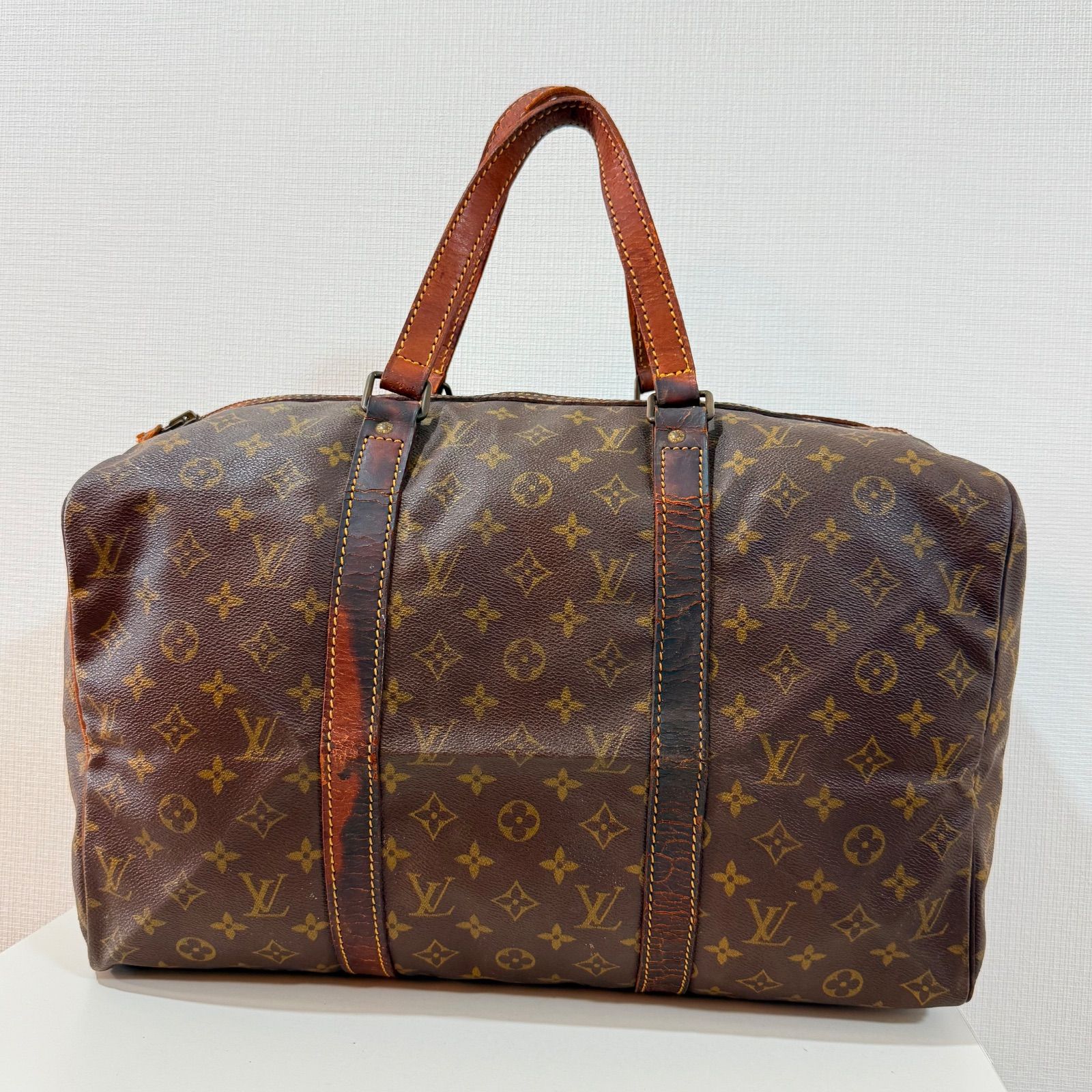 LOUIS VUITTON ルイヴィトン モノグラム サックスプール45美品 - メルカリ