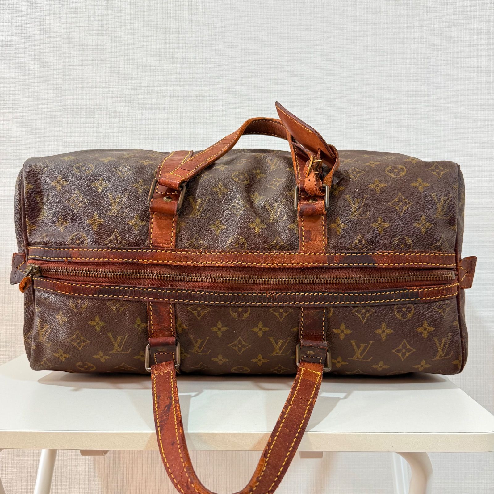 LOUIS VUITTON ルイヴィトン モノグラム サックスプール45美品 - メルカリ