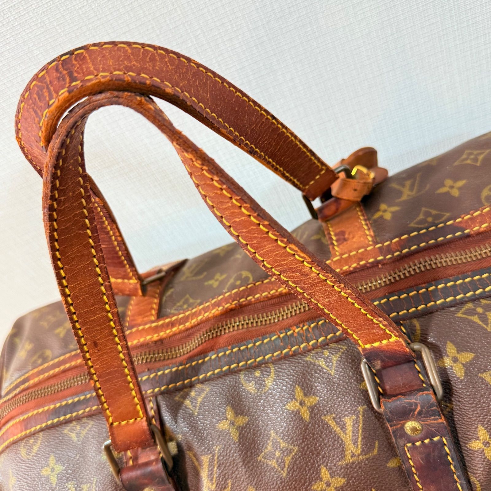LOUIS VUITTON ルイヴィトン モノグラム サックスプール45美品 - メルカリ