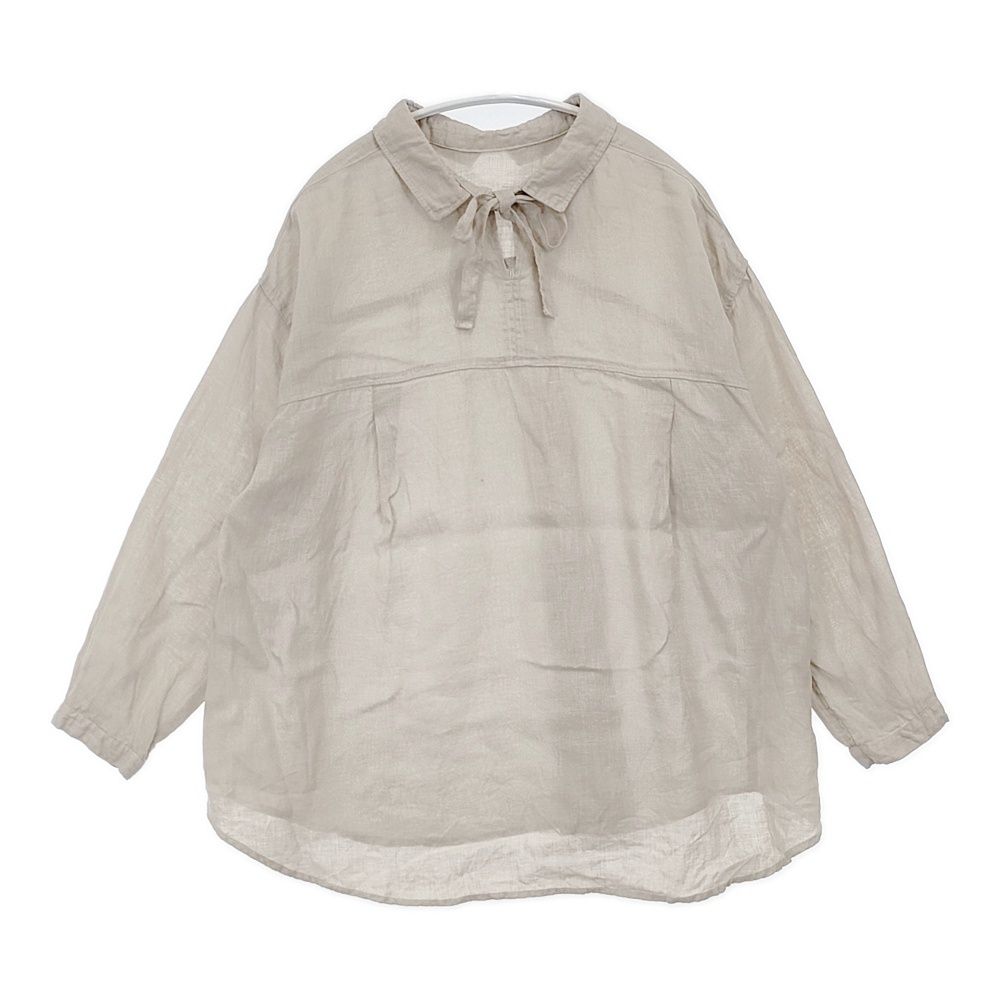 nest Robe 01201-1460 リネンスキッパー2WAYブラウス プルオーバー 