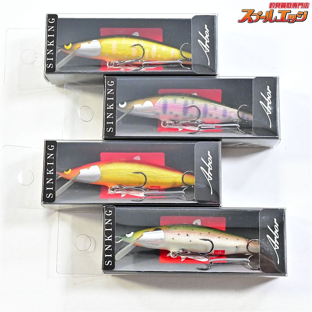 ★☆【ウッドリームxエムアイレ】 アルボル 70S シンキング 70mm 8.0g 4個セット WoodreamxMAIRE Arbor 淡水用ルアー K_060★☆e09502