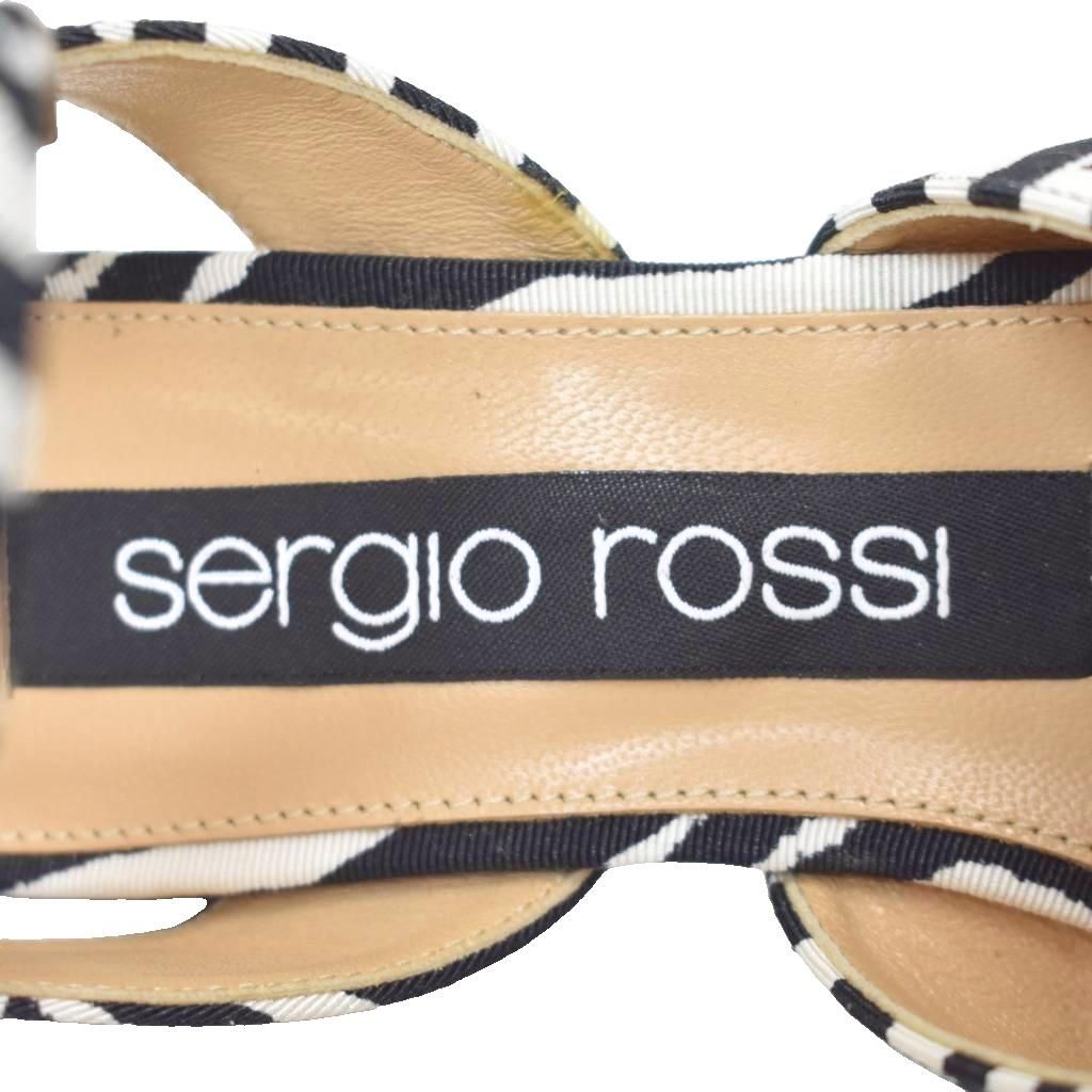 セルジオロッシ Sergio rossi オープントゥ サンダル ストラップ
