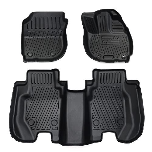 R◆(トクトヨ)Tokutoyo ホンダに適合 フィット GK3~GK6 GP5~6型 AT車専用 3Dフロアマット カスタムパーツ アクセサリー 立体カーマット 防水 滑り防止 耐汚れ TPE素材 専用設計 3Pセット