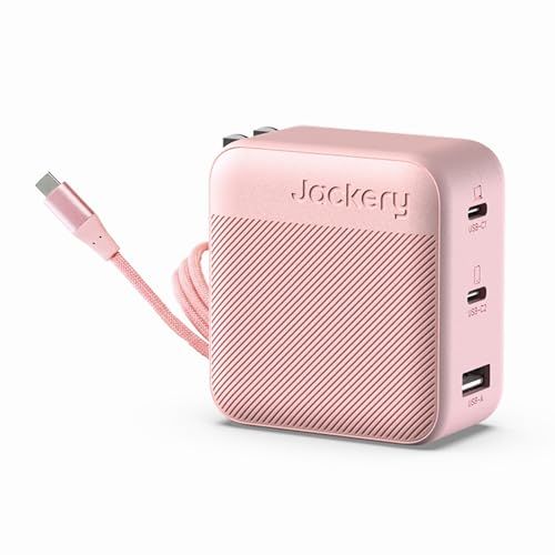 R◆【日本限定モデル】 Jackery PD 充電器 102W チャージャー 日本限定 チェリーブロッサム 新生代GaN技術 最大102W Type-c Charger 急速充電器 3ポート充電アダプター 9,332円