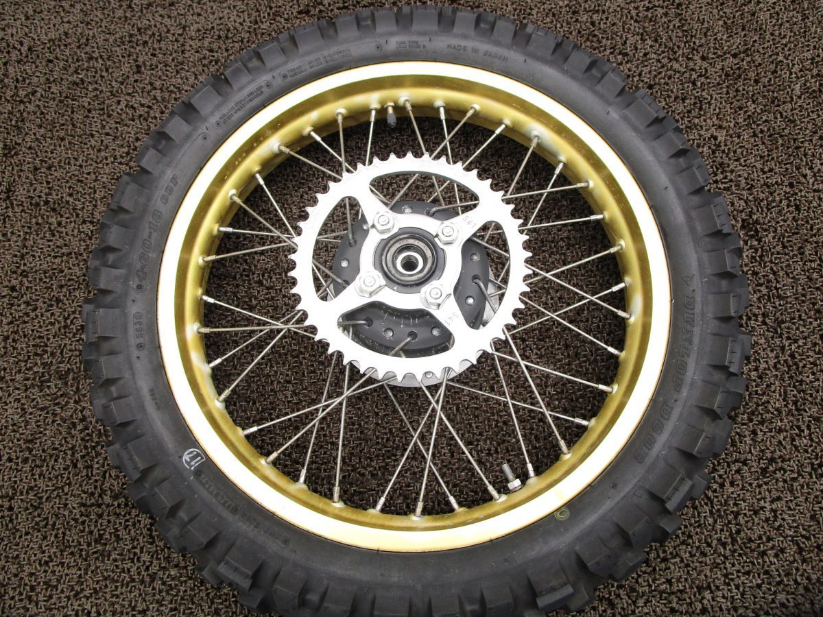 DT200R リアホイール スプロケット ブレーキドラム □B8448！37F ヤマハ 【 37F 】 キャブ車