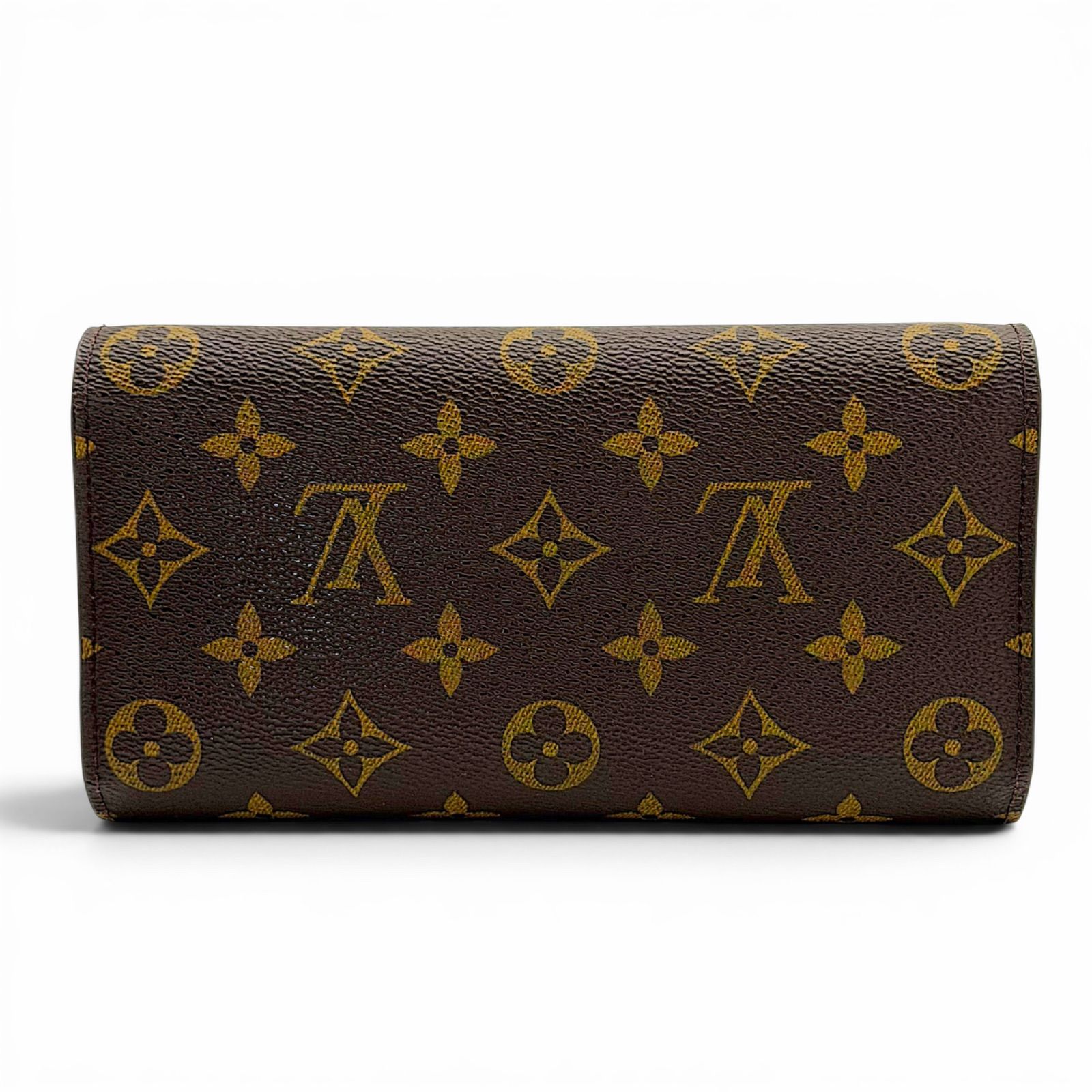 LOUIS VUITTON ルイヴィトン M61215 ポルトトレゾール インターナショナル モノグラム モノグラム 三つ折り財布 ブラウン ユニセックス 美品】ルイヴィトン モノグラム ポルトトレゾール インターナショナル