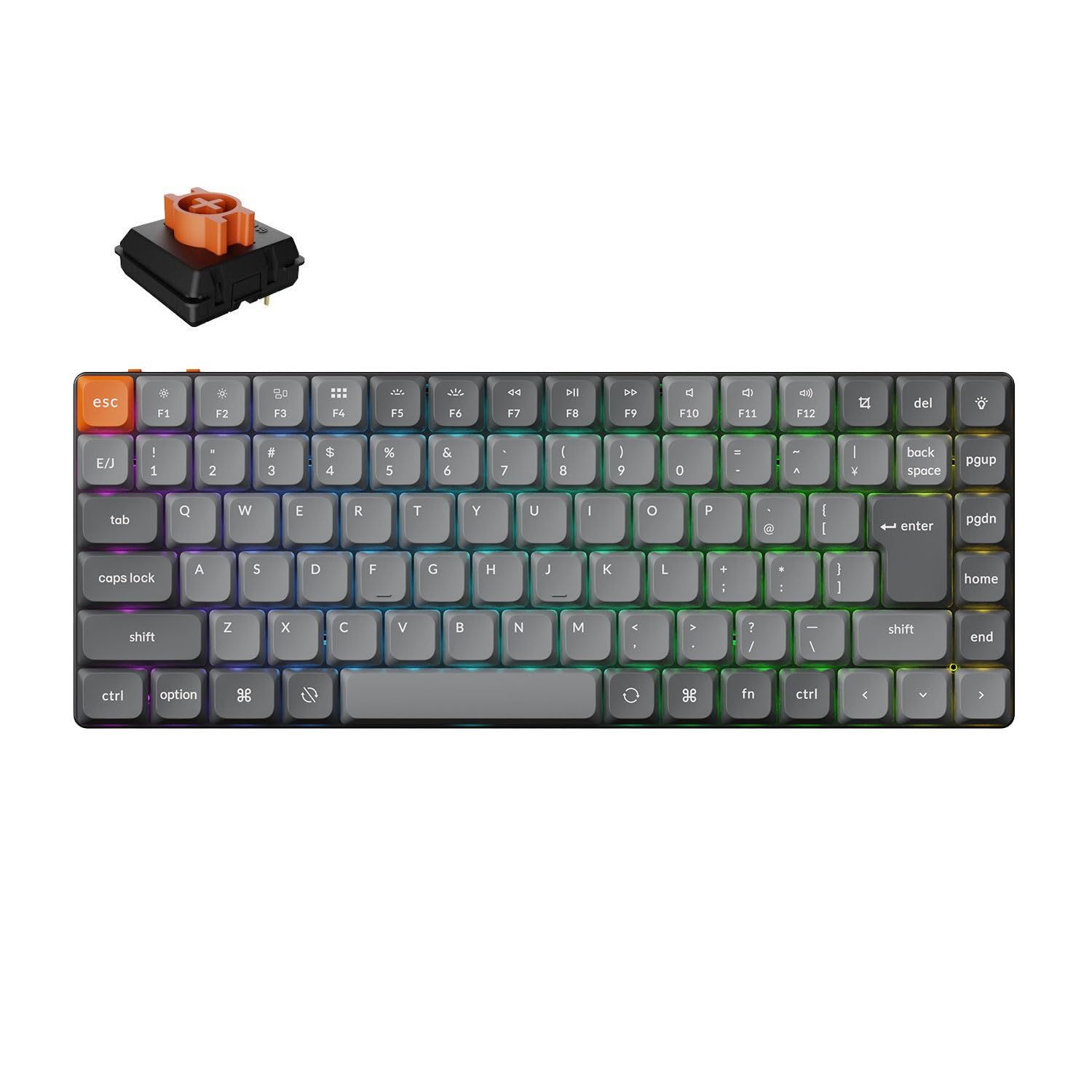 【国内正規品】Keychron K3 Max ロープロファイル ワイヤレス・カスタムメカニカルキーボード、2.4GHz・Bluetooth無線・有線対応/QMKプログラム可能/日本語JISかな印字なし、RGBライト、ホットスワップ対応、ダブルショットPBTキー