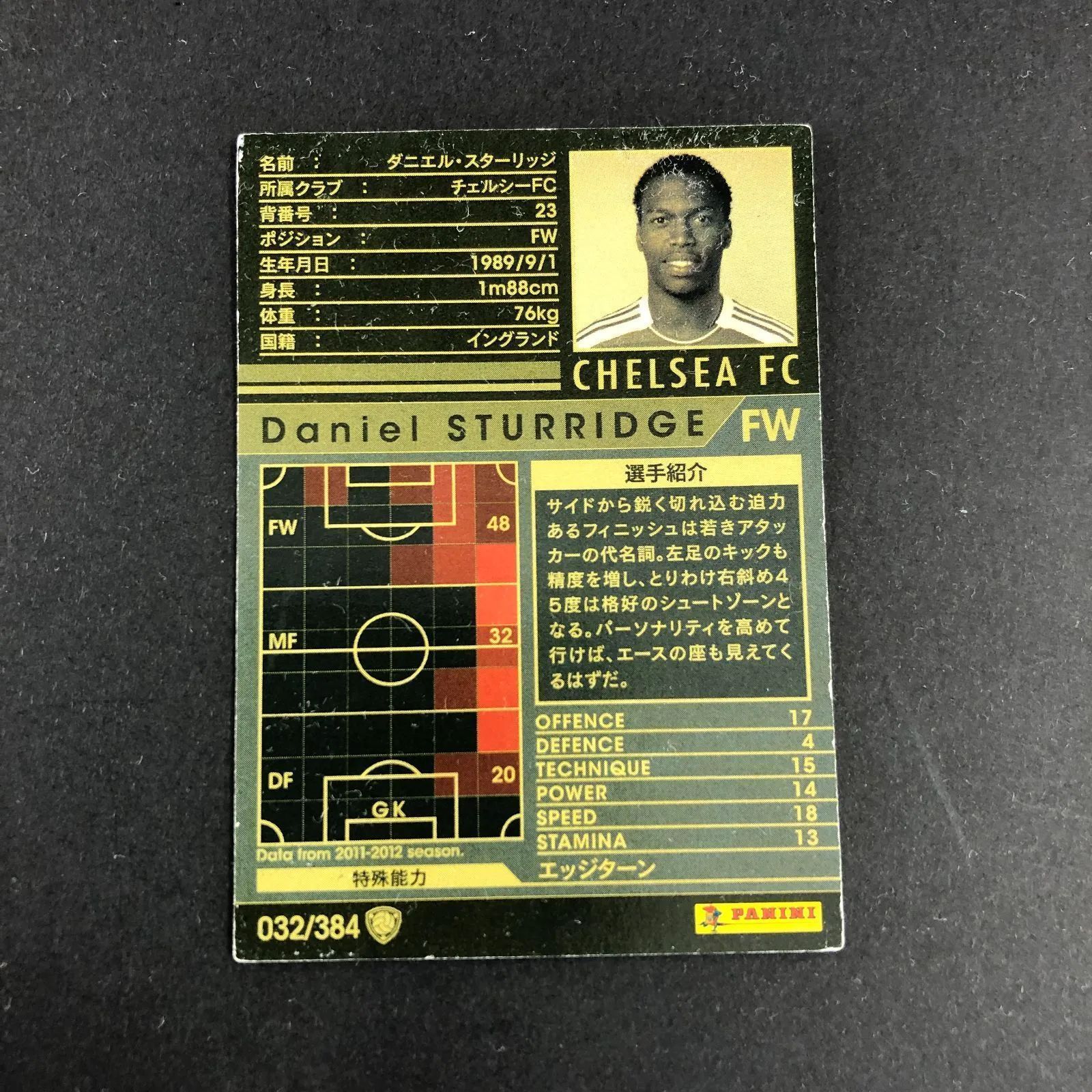 6132209 【ダニエル・スターリッジ】 【WCCF】 トレカ サッカーカードゲーム 6132209 【ダニエル・スターリッジ】 【WCCF】 トレカ サッカーカードゲーム