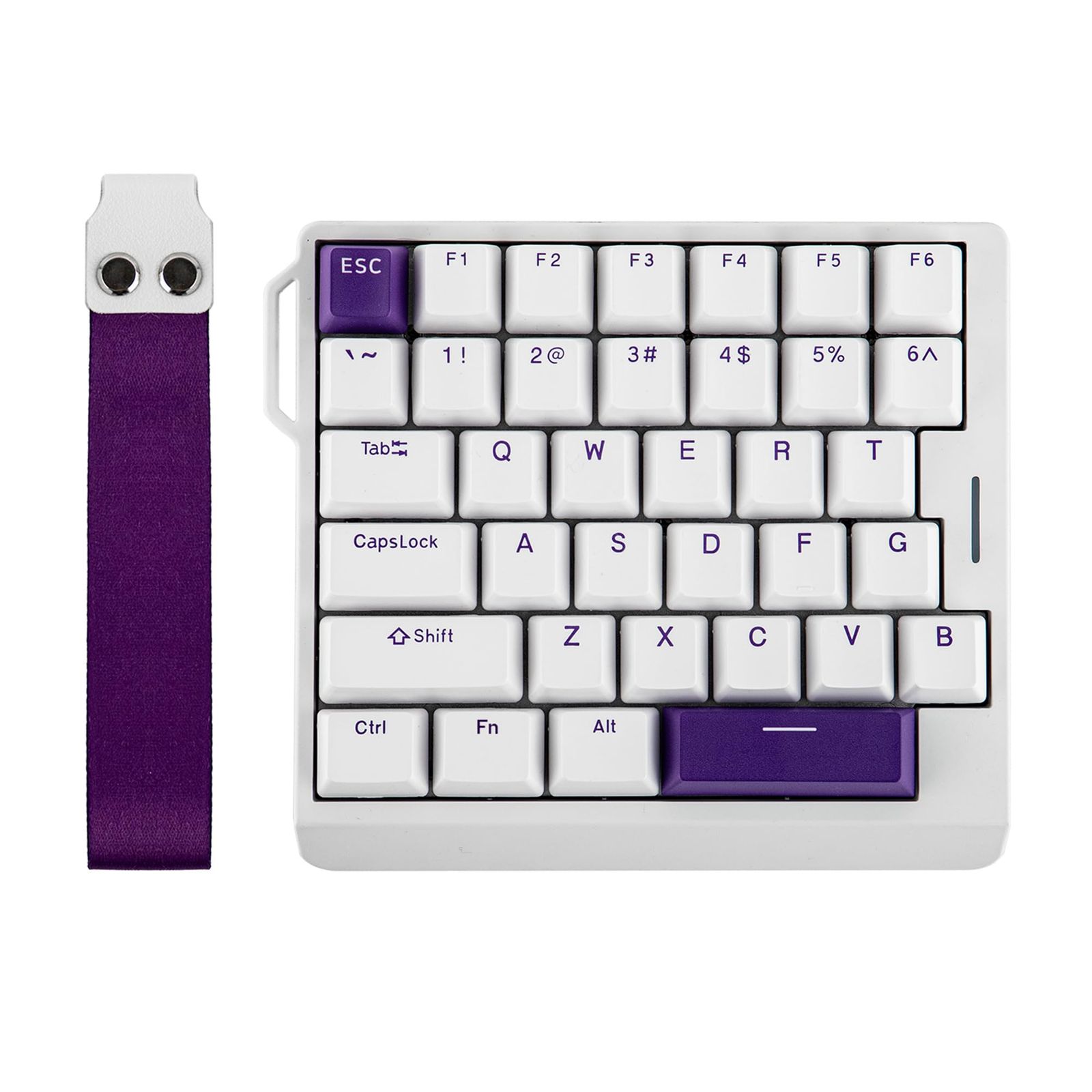 EPOMAKER HE30 左手デバイス 片手キーボード ラピトリ ホール効果 8Kポーリングレート 0.125ms SOCD＆スナップキー アクチュエーションポイント 調整可能 磁気スイッチ PBTキーキャップ RGBバックライト カスタムソフトウェア Wi