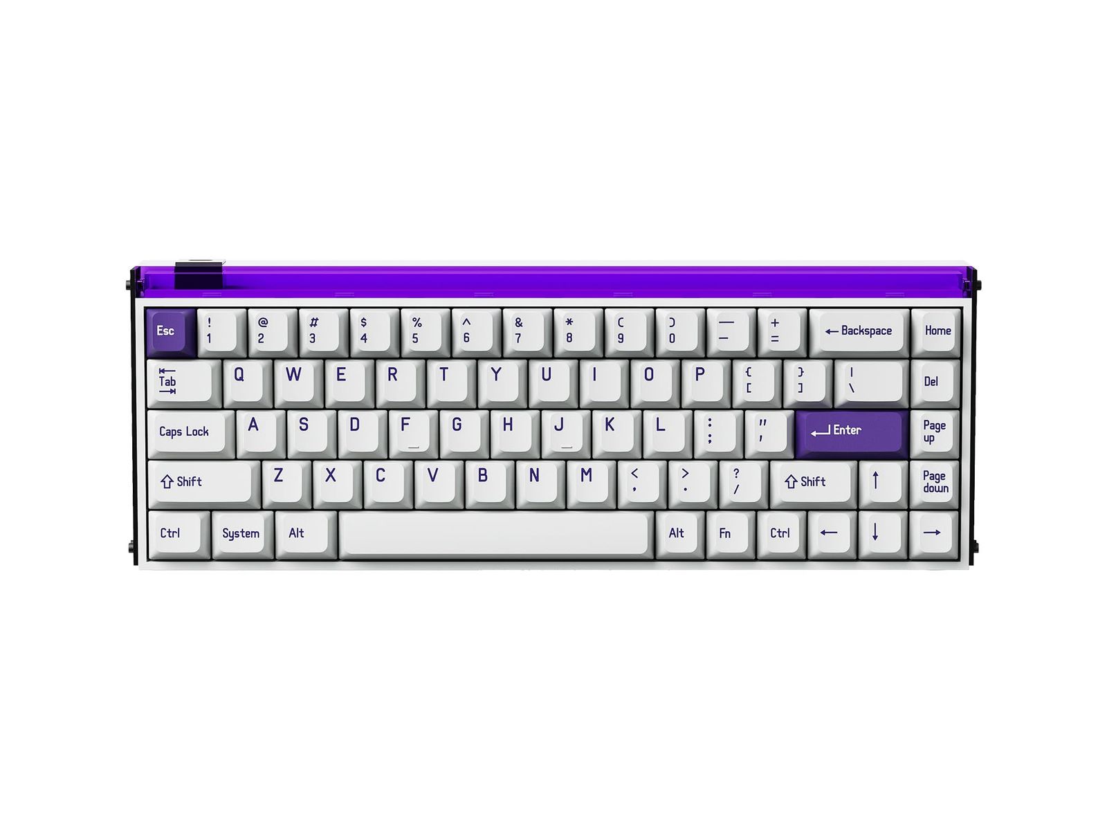 MelGeek MADE68 Pro Purple ラピッドトリガー ゲーミングキーボード