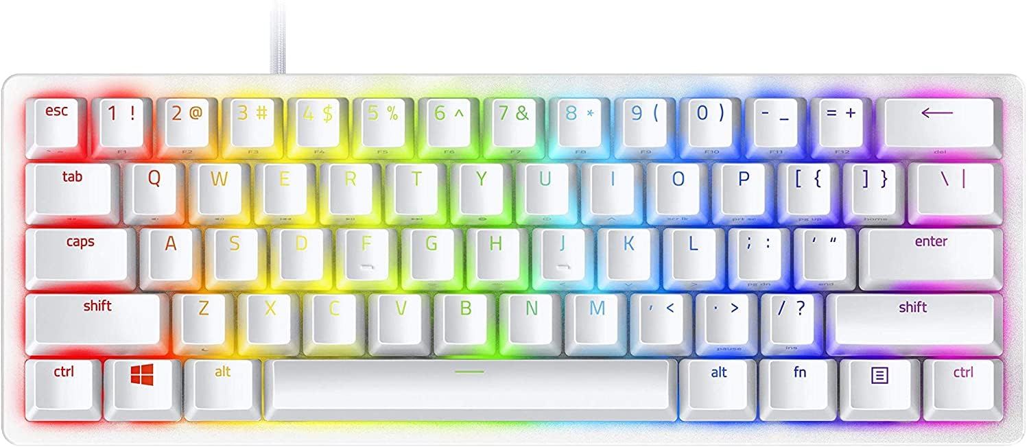 Razer Huntsman ミニ光学ゲーミングキーボード クリッキーパープルスイッチ US Mercury
