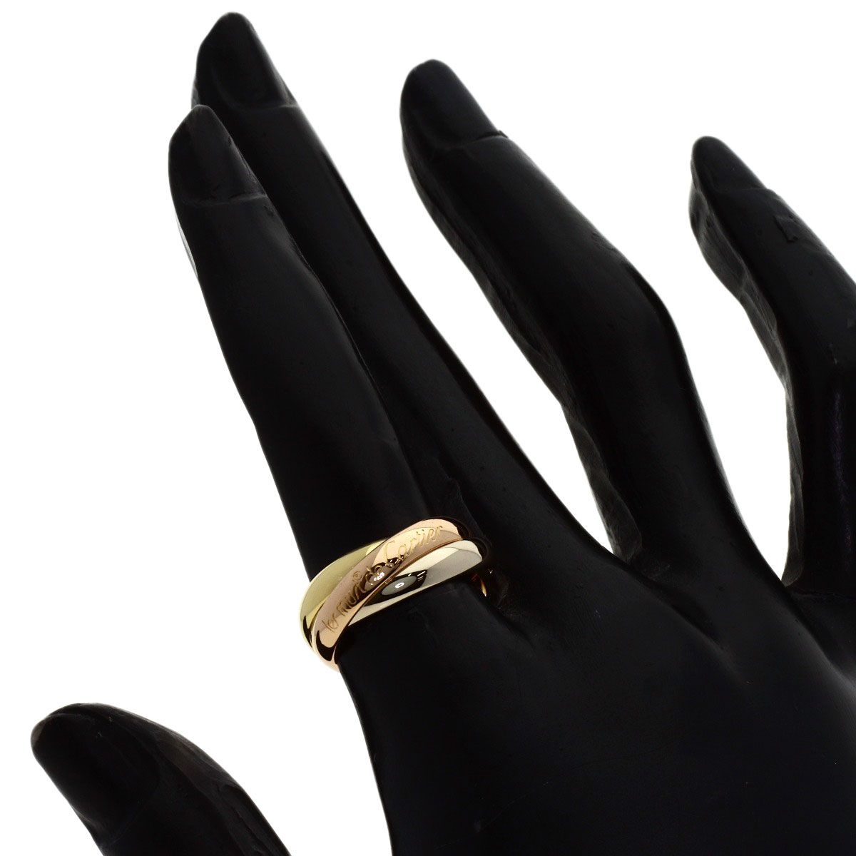 Cartier　トリニティリング　50 廃盤レア CARTIER カルティエ トリニティ #50 リング・指輪 K18YG K18WG K18PG