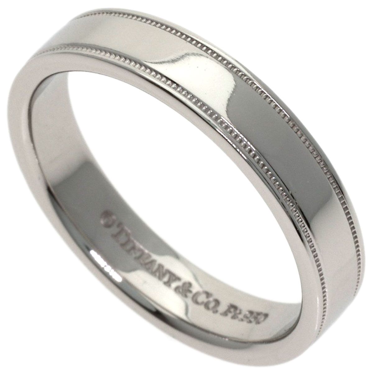 TIFFANY&Co. ティファニー ミルグレイン リング・指輪 PT950