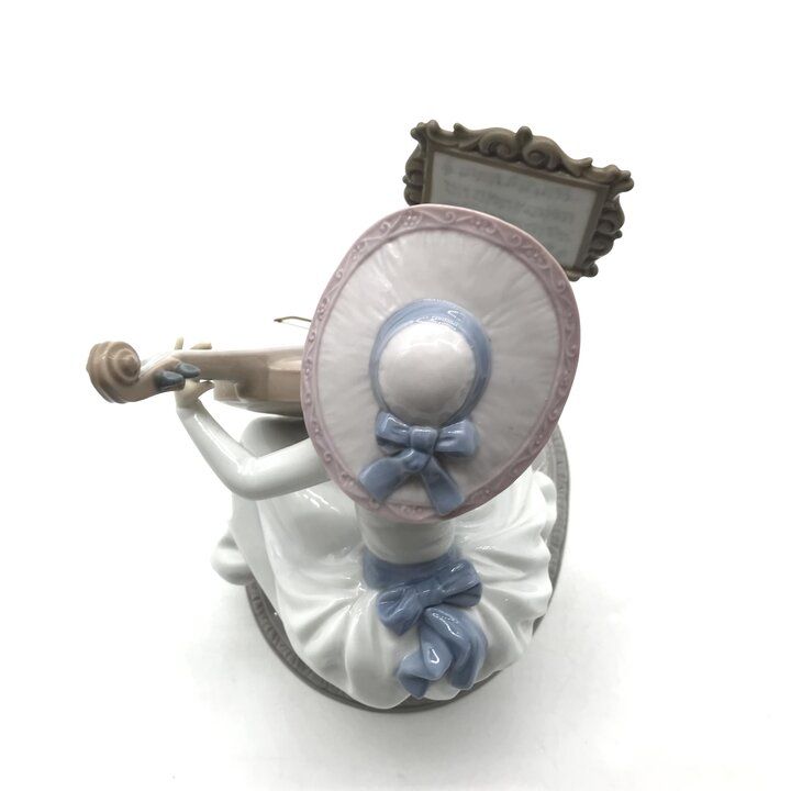 LLADRO リヤドロ チェロを弾く少女 美品 LLADRO リヤドロ チェロを弾く少女 置物 インテリア 小物 陶磁器