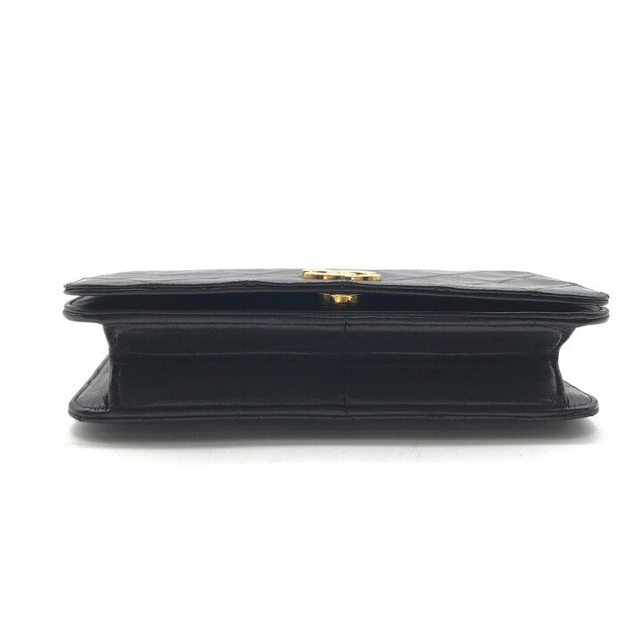 美品 CHANEL シャネル ココマーク ミニマトラッセ プッシュロック