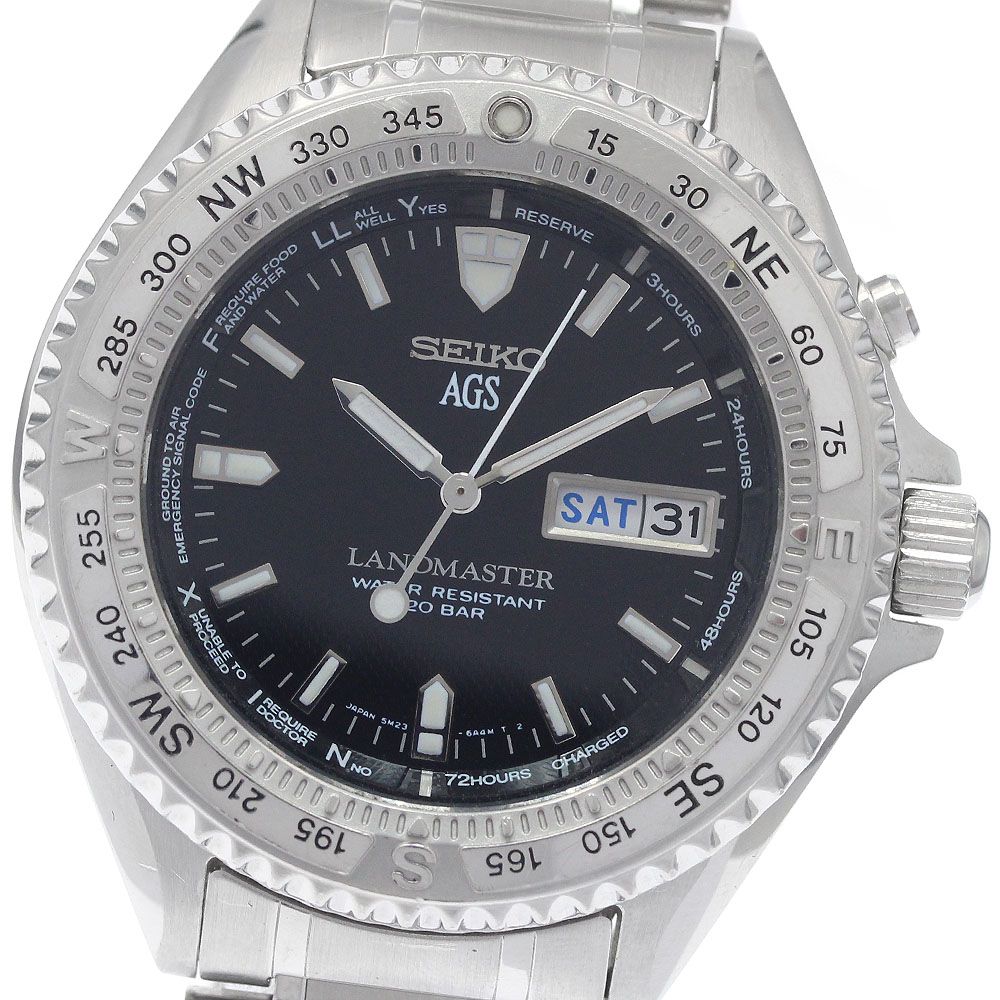 セイコー SEIKO SBBW005/5M23-6A20 ランドマスター デイデイト オートクォーツ メンズ _965872