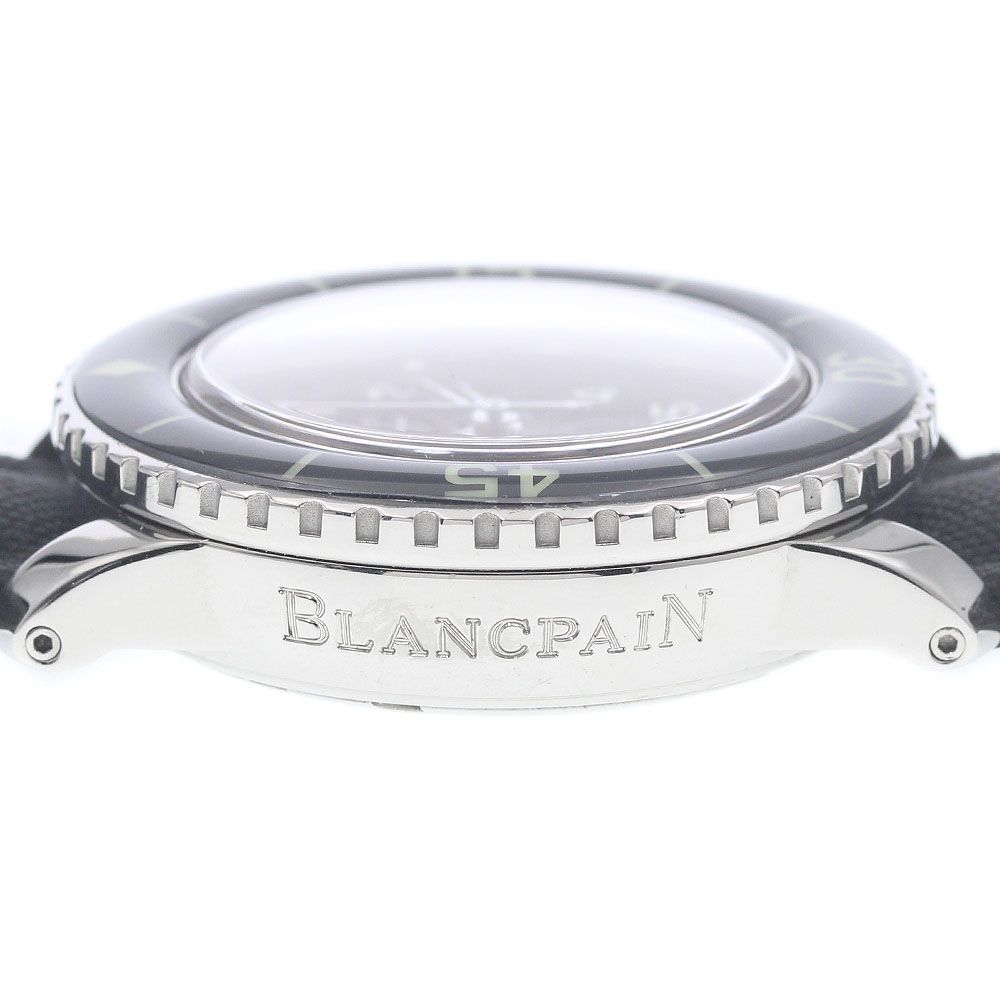ブランパン Blancpain 5885F-1130-52 フィフティ ファゾムス フライバック クロノグラフ デイト 自動巻き メンズ 良品 保証書付き_965583 ブランパン Blancpain 5885F-1130-52 フィフティ ファゾムス フライ