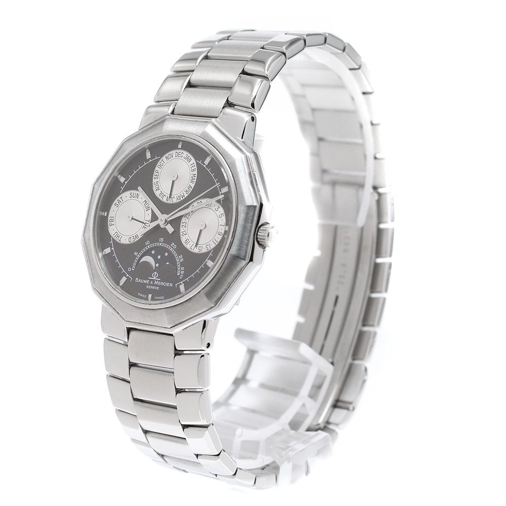 ボーム＆メルシェ Baume & Mercier 6131.2 リビエラ トリプルカレンダー ムーンフェイズ クォーツ メンズ _960160 ボーム＆メルシェ Baume & Mercier 6131.2 リビエラ トリプル