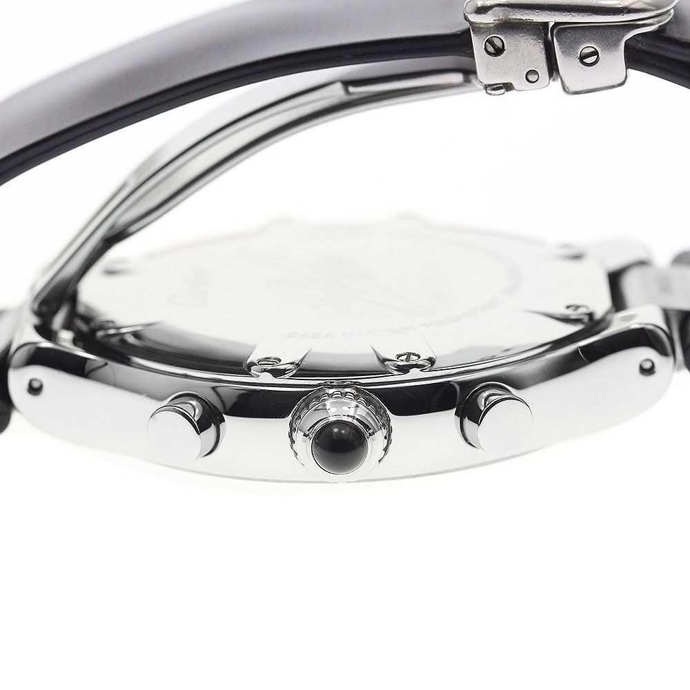 カルティエ W10125U2 クロノスカフ ベルト訳あり CARTIER デイト