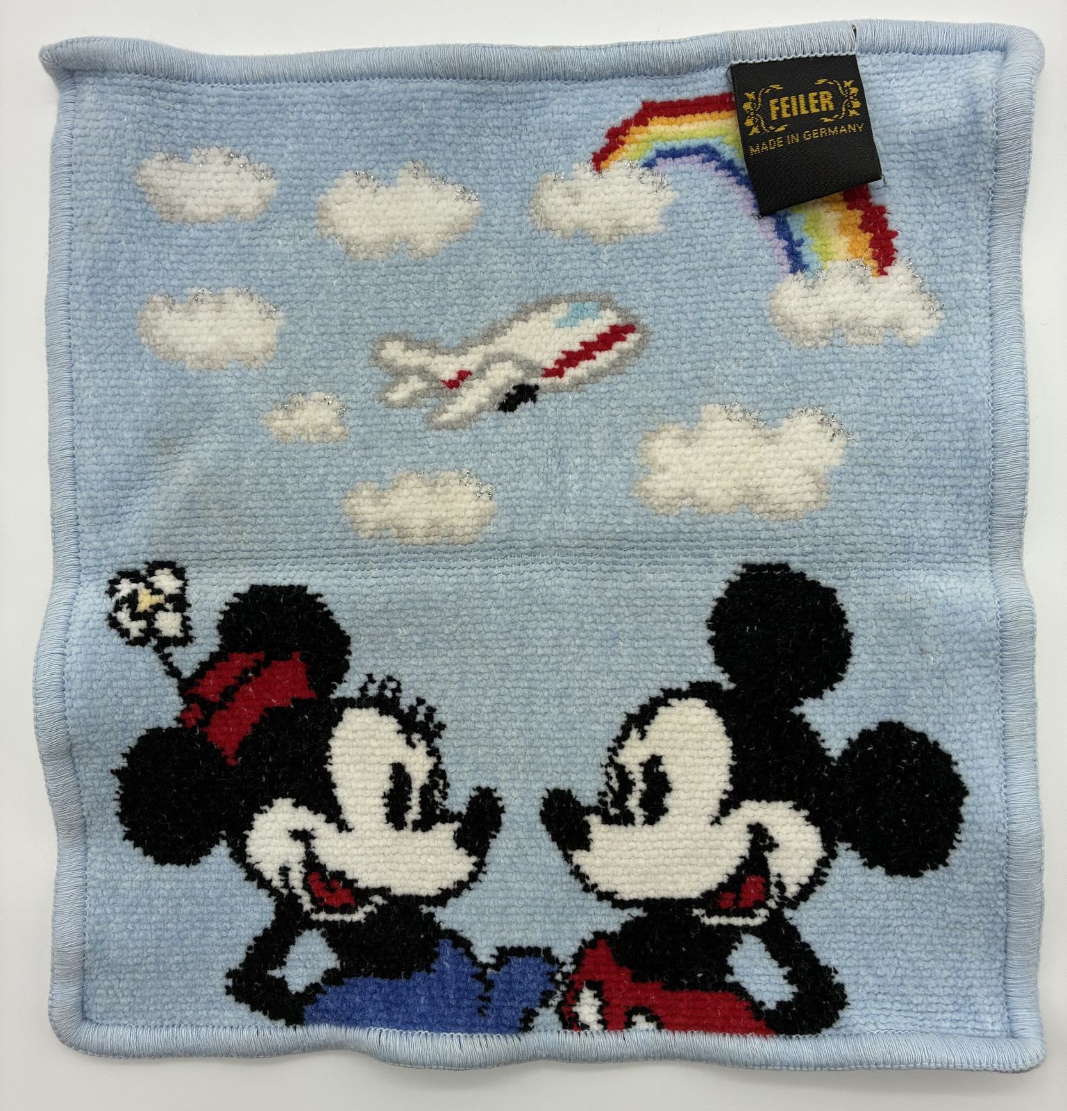 限定品】FEILER(フェイラー) タオルハンカチ ミッキー＆ミニー×JAL 2枚
