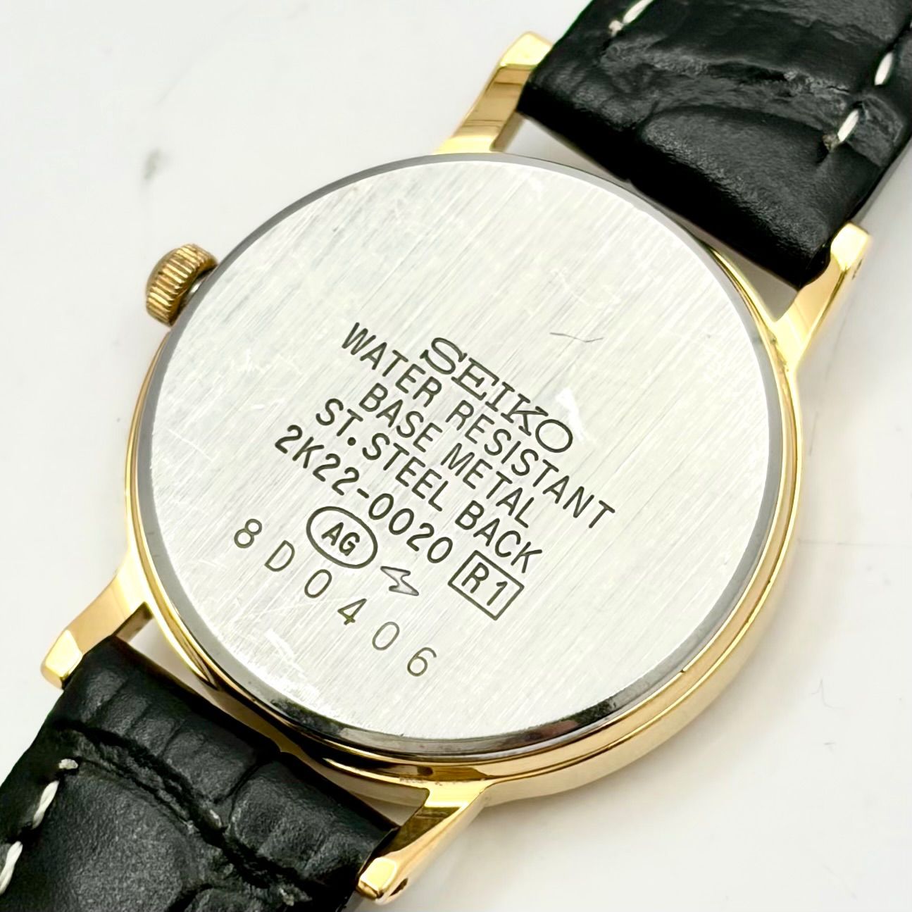 希少/新品電池】SEIKO セイコー スモールセコンド ゴールド ローマン 