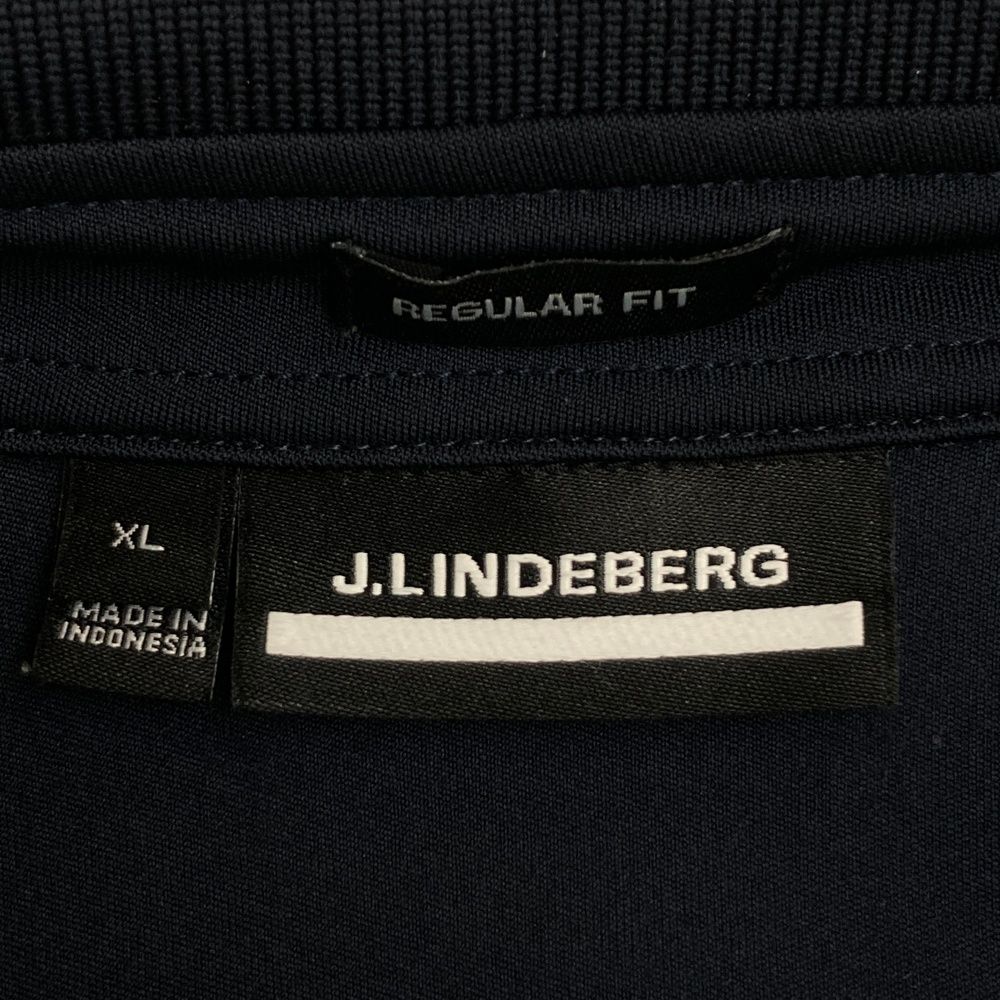 サイズ：XL J.LINDEBERG ジェイリンドバーグ 半袖ポロシャツ ネイビー系 [240101718300] ゴルフウェア メンズ ストスト