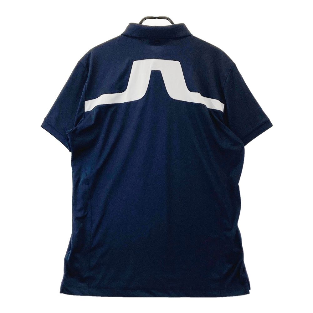 サイズ：XL J.LINDEBERG ジェイリンドバーグ 半袖ポロシャツ ネイビー系 [240101718300] ゴルフウェア メンズ ストスト