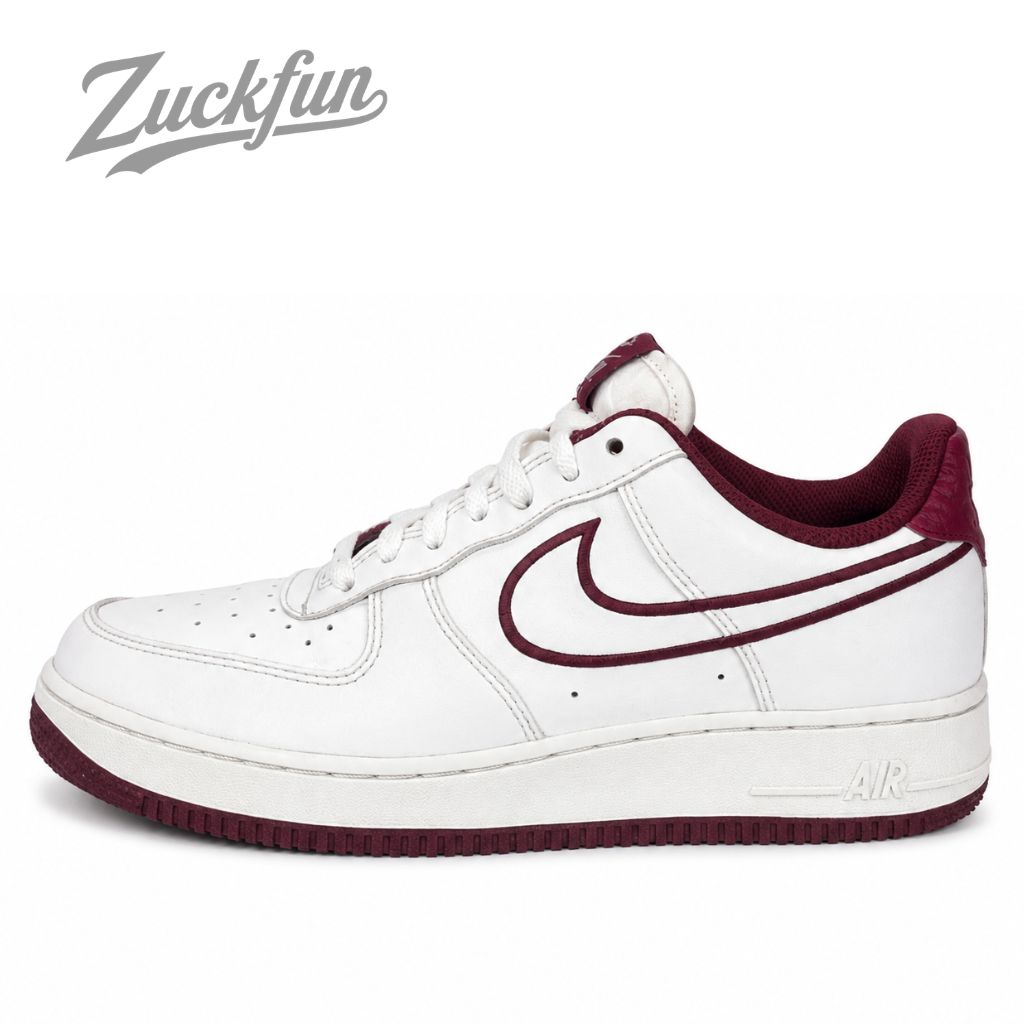 NIKE AIR FORCE 1 LOW 07 LEATHER エア フォース 1 ロー カット 07 レザー ホワイト レッド 白 レディース ナイキ スニーカー 24.5 cm U01299