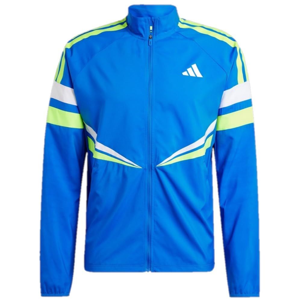 アディダス(adidas) アディゼロ レトロ ランニングジャケット メンズ ブルー KUK32-JD7318