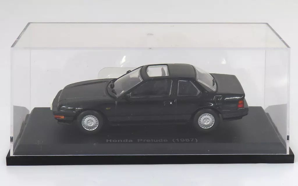 中古】ミニカー [単品] 1/43 ホンダ プレリュード 1987(ブラック