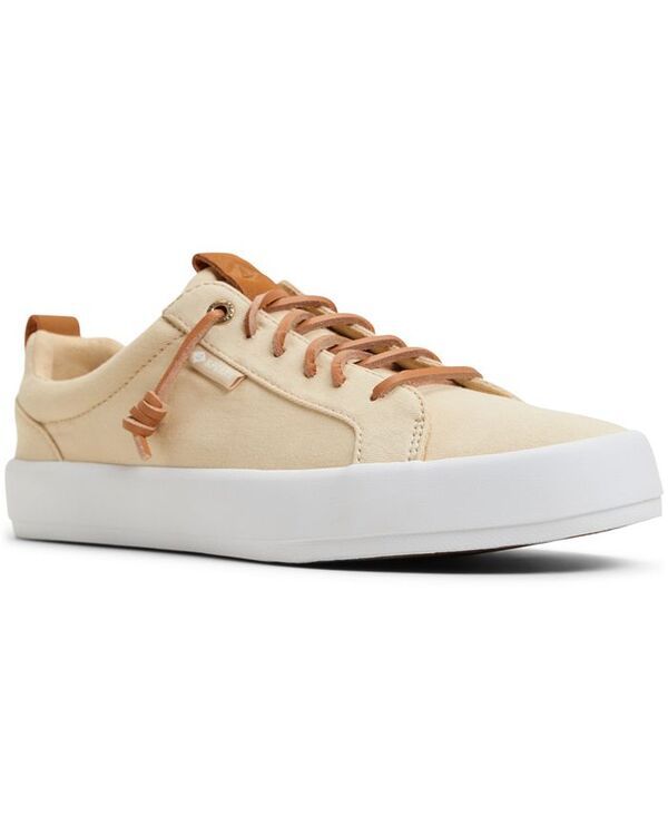 スペリー レディース シューズ スニーカー レース Sperry Womens Bermuda Beach Twill Lace Up Sneakers Light Beige ベージュ