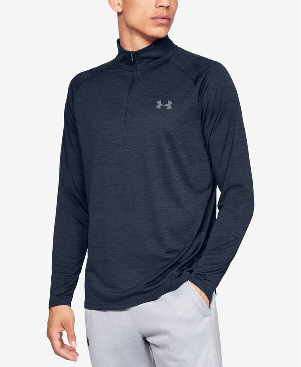 アンダーアーマー メンズ アウター パーカー・スウェット Under Armour Mens UA Tech HalfZip Pullover Navy ネイビー