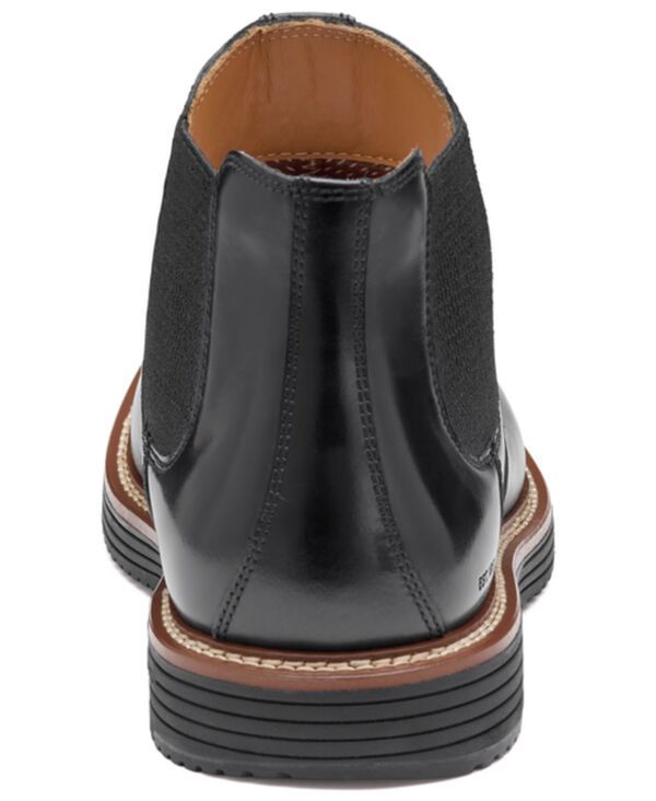 ジョンストンアンドマーフィー メンズ シューズ ブーツ・レインブーツ チェルシー Johnston Murphy Mens Upton Chelsea Round Toe Boots Black Fu