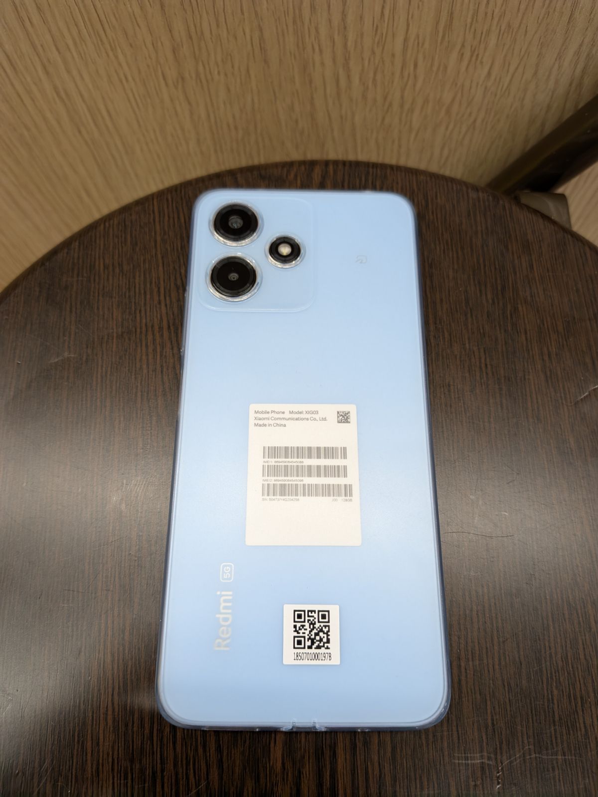 Redmi 12 5G XIG03 スカイブルー 128GB SIMフリー 判定○ ほぼ未使用